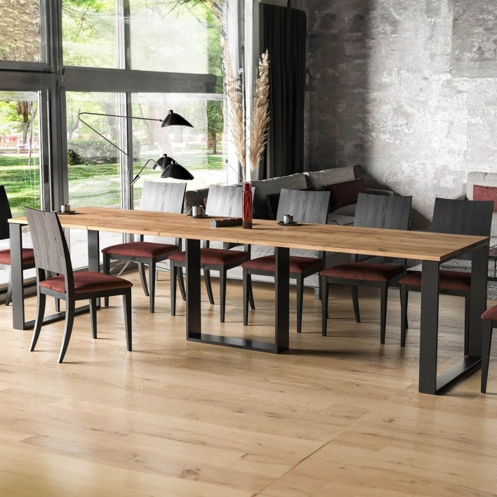 Stół drewniany BORYS BIS 130-310x90 Kolor do wyboru