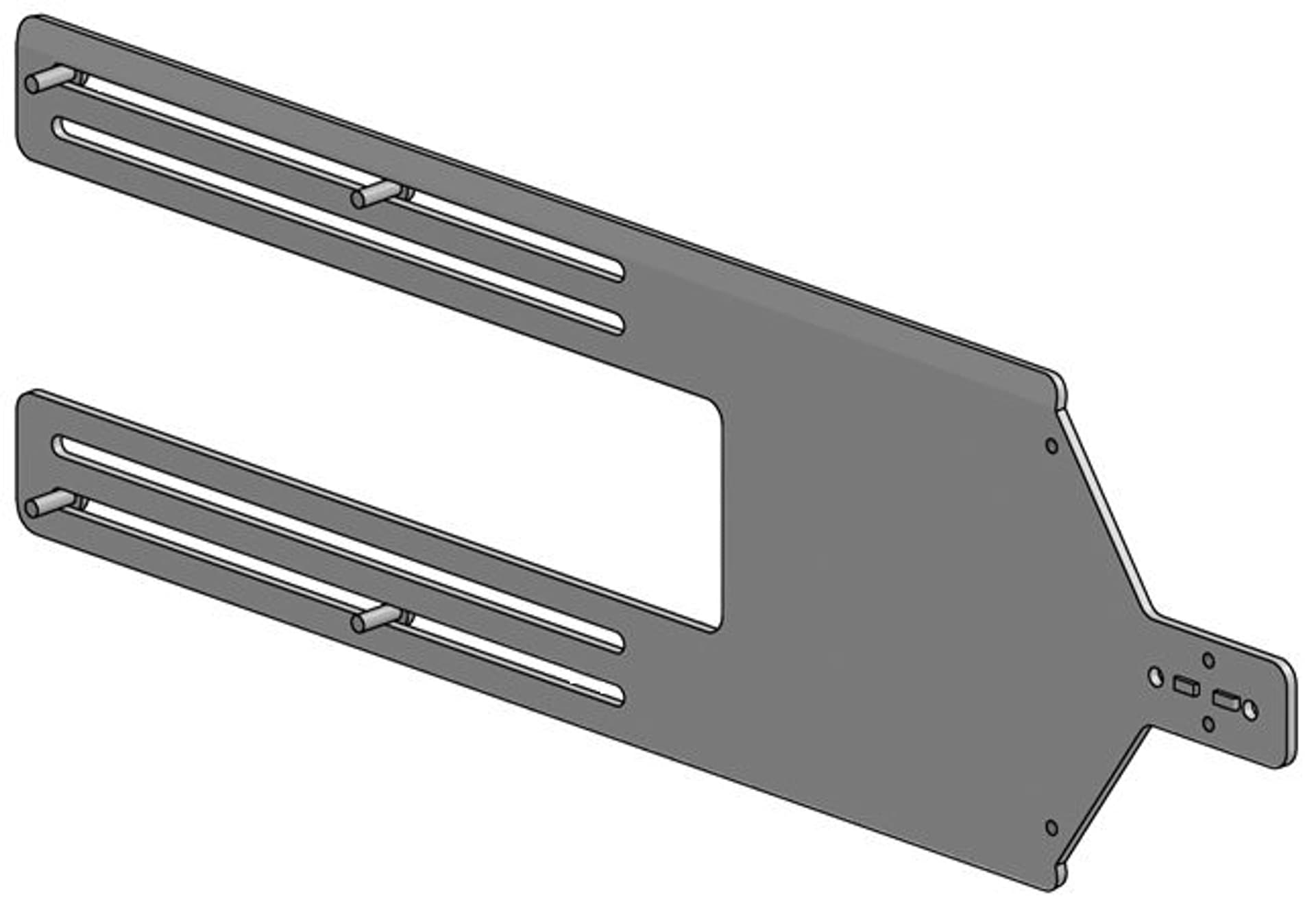 Ergonomic Solutions Kiosk straight bracket