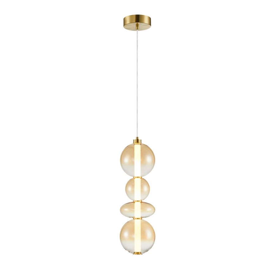 Lampa wisząca w stylu glamour - 30X K390 Elodos