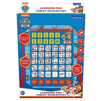 Lexibook, Dwujęzyczny Tablet Edukacyjny Psi Patrol Jcpad002Pai17