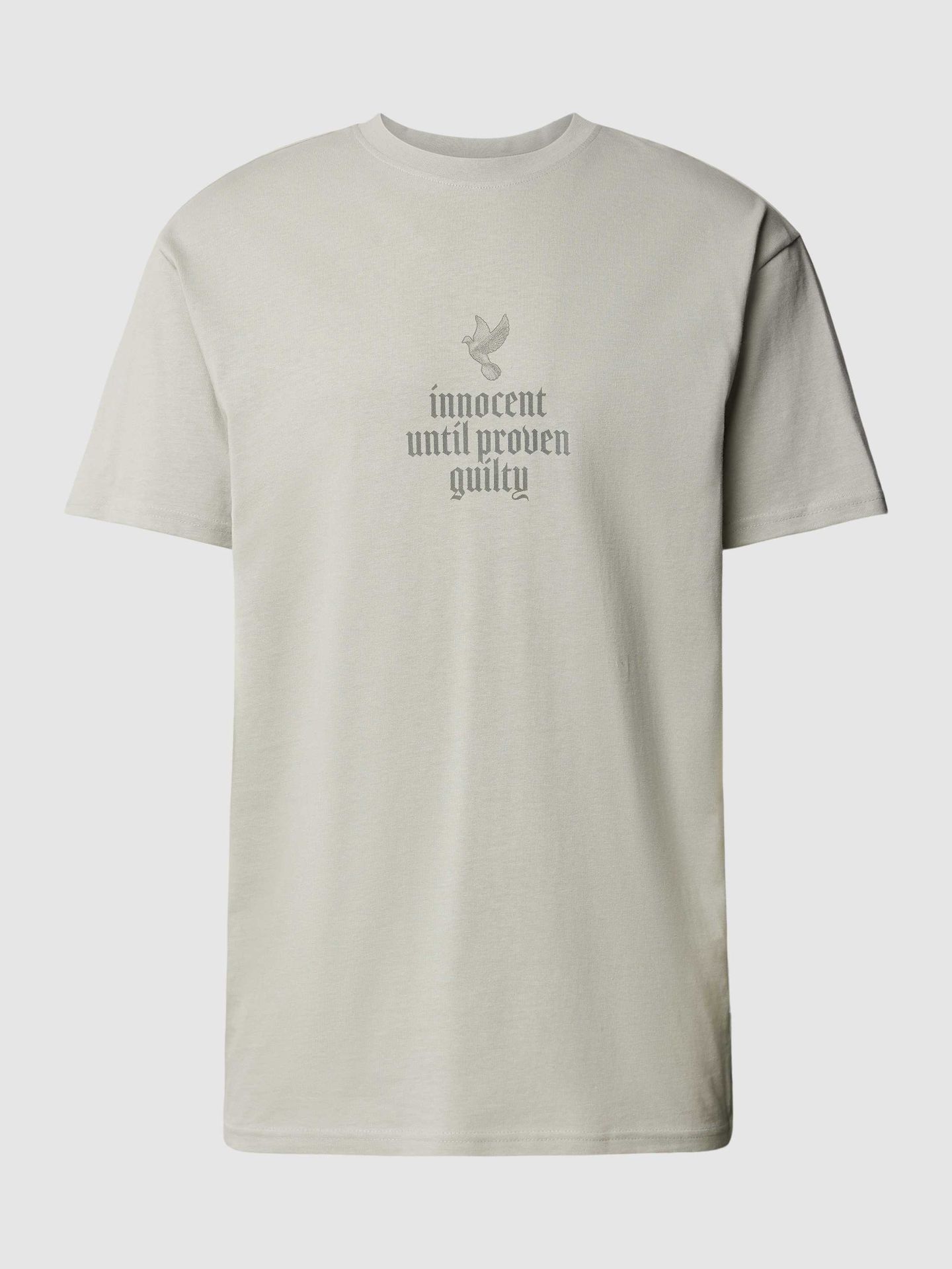 T-shirt o kroju oversized z nadrukowanym napisem