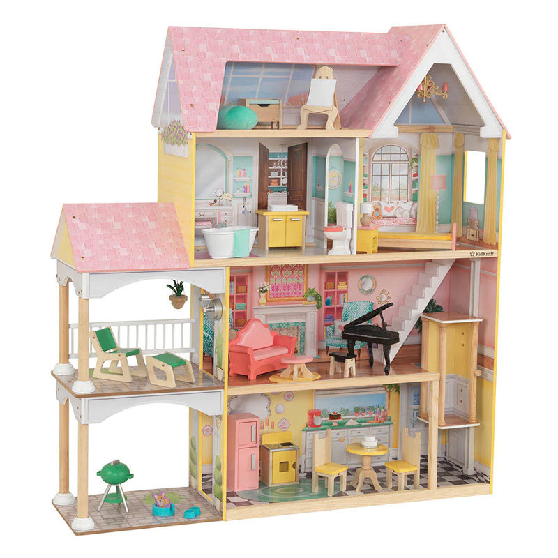 KidKraft Lola Mansion Drewniany domek dla lalek