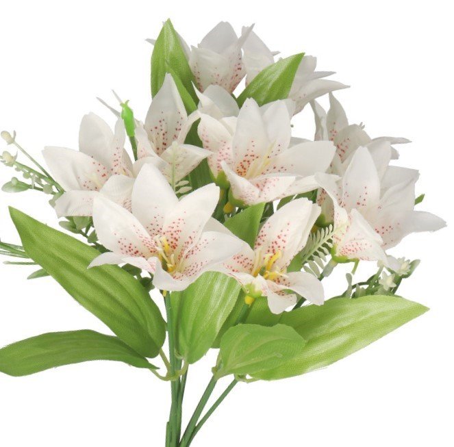SZTUCZNE KWIATY GAŁĄZKI ROŚLINY LILIA LILIE JAK ŻYWE
