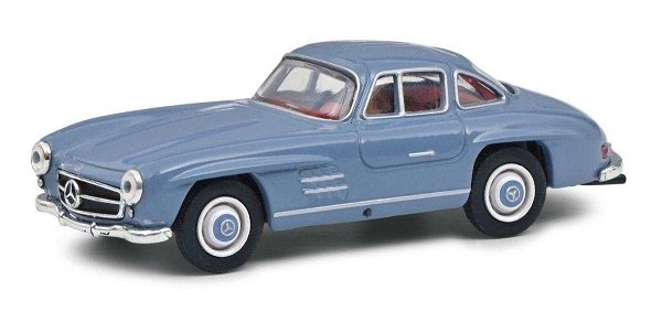 Schuco Mercedes Benz 300 Sl Coupe Blue 1:64 452027600