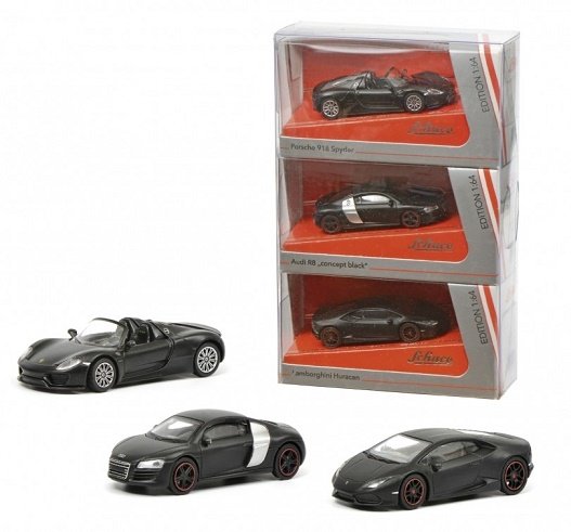Schuco Concept Black 3-Er Set 1:64 452015900