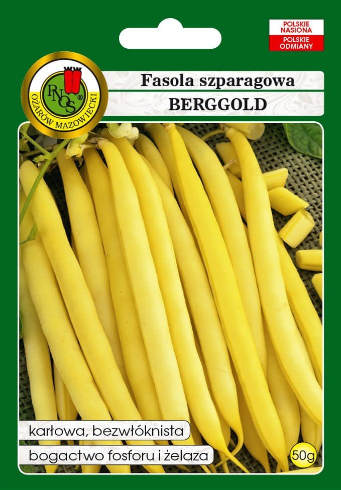 Fasola szparagowa żółta karłowa Berggold 50 g PNOS