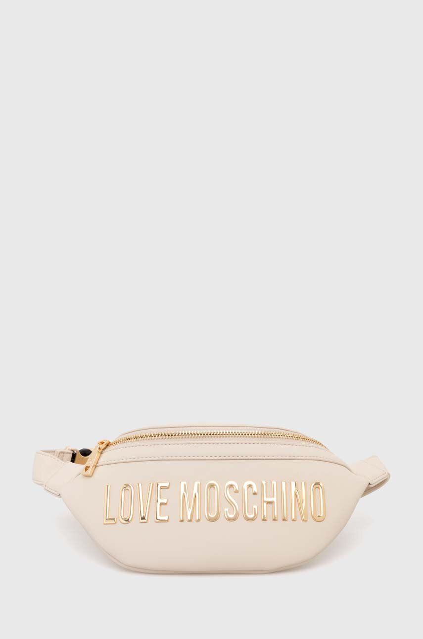 Love Moschino nerka kolor beżowy
