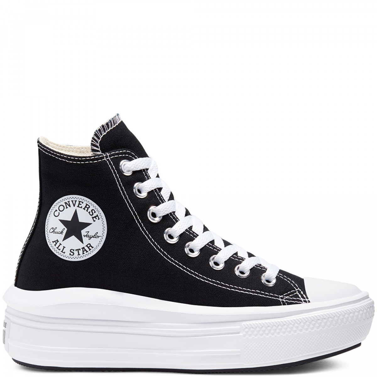 Damskie trampki CONVERSE CHUCK TAYLOR ALL STAR MOVE 568497C - czarne
