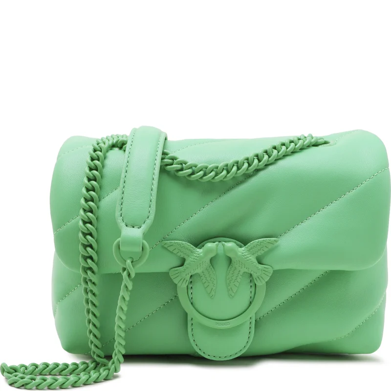 Pinko Skórzana torebka na ramię LOVE PUFF MINI CL