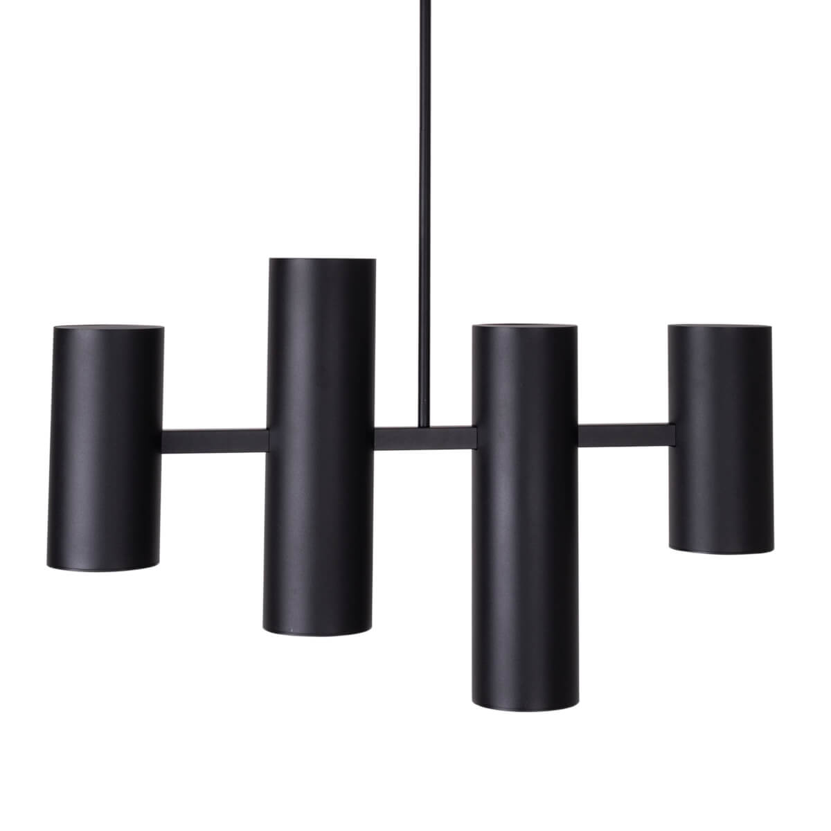 Metalowa lampa zwieszana Laxer P0501 Maxlight do sypialni tuby czarna