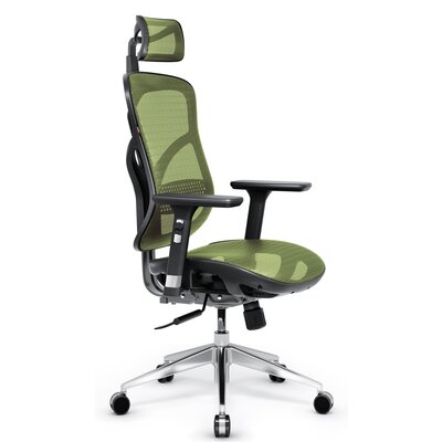 Fotel ergonomiczny biurowy Diablo V-Basic: czarno-pomarańczowy
