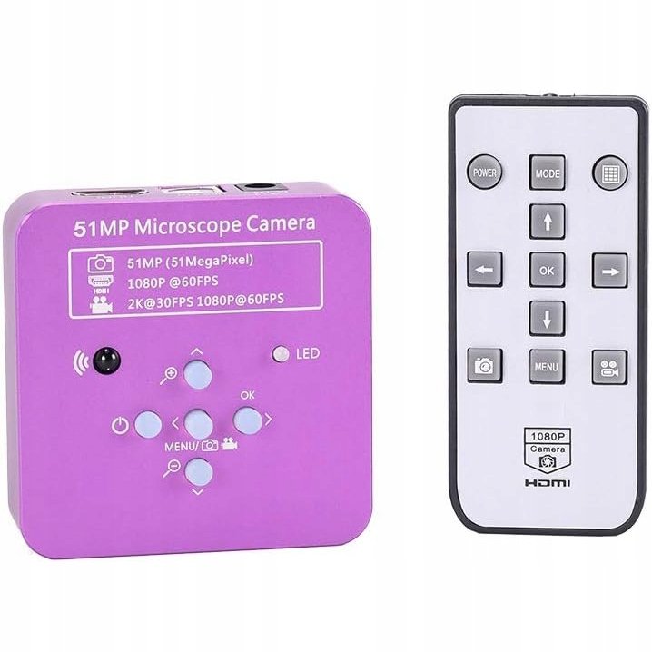 Kamera mikroskopowa Puppis Pink PRO KMPPP-HDMI-USB 51MP Seria Plantes PRO