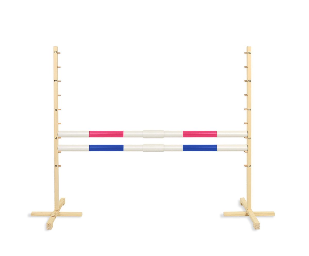 Przeszkoda Skokowa Do Hobby Horse 160Cm Z Dwiema Belkami 50 Mm – Różowa