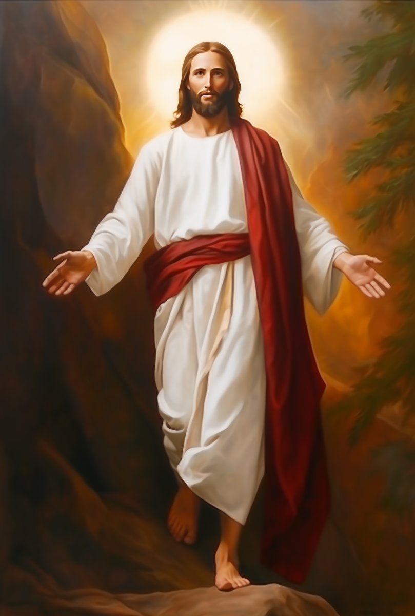 Haft Diamentowy Jezus Zbawiciel 45x65 cm