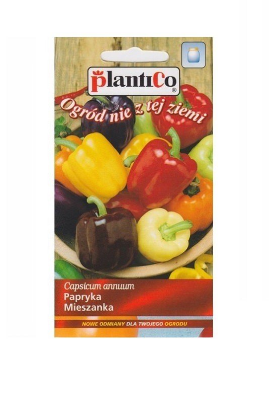 Papryka gruntowa mieszanka odmian 0,4 g Plantico