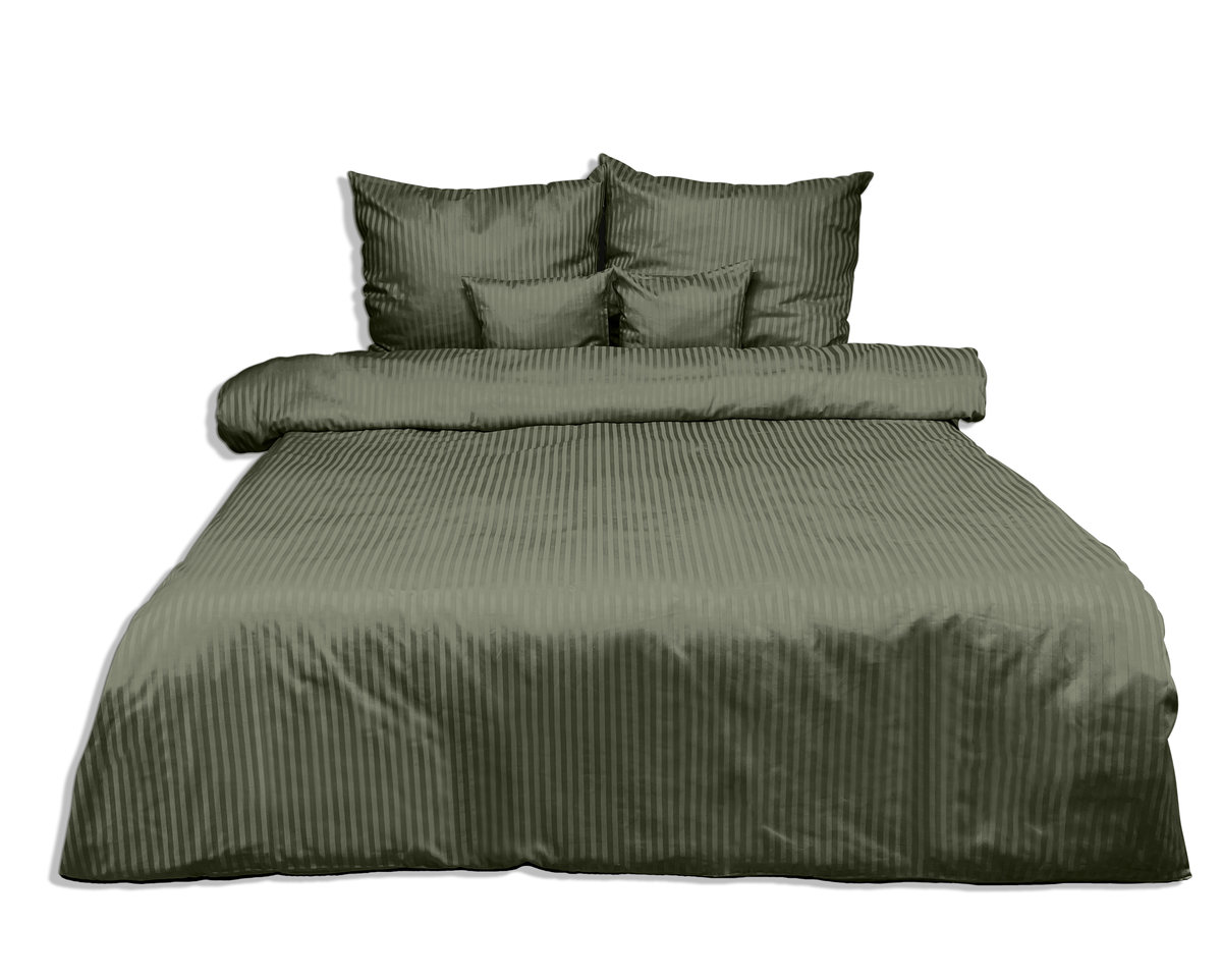 Matex, Pościel z adamaszkowej satyny bawełnianej (220x200-1, 70x80-2)