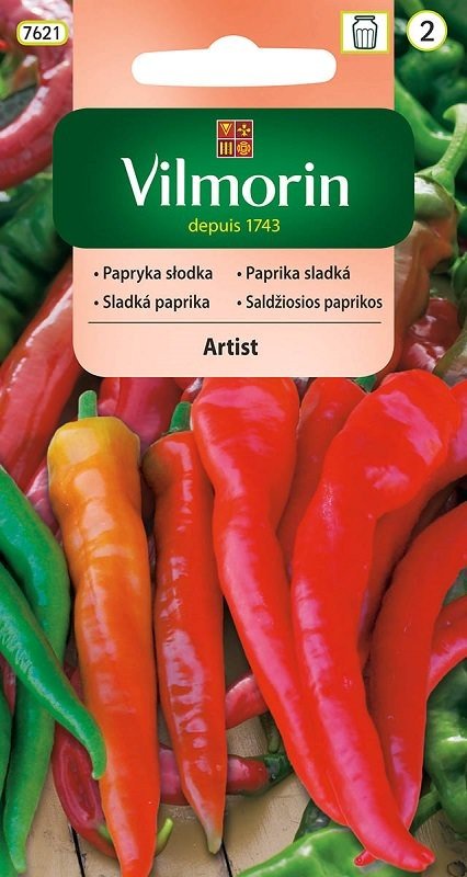 Papryka słodka Artist 0,5 g Vilmorin