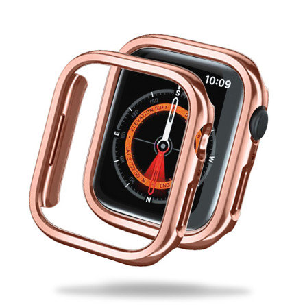 Etui obudowa ochronna Apple Watch 7/8/9 (41MM) różowe złoto