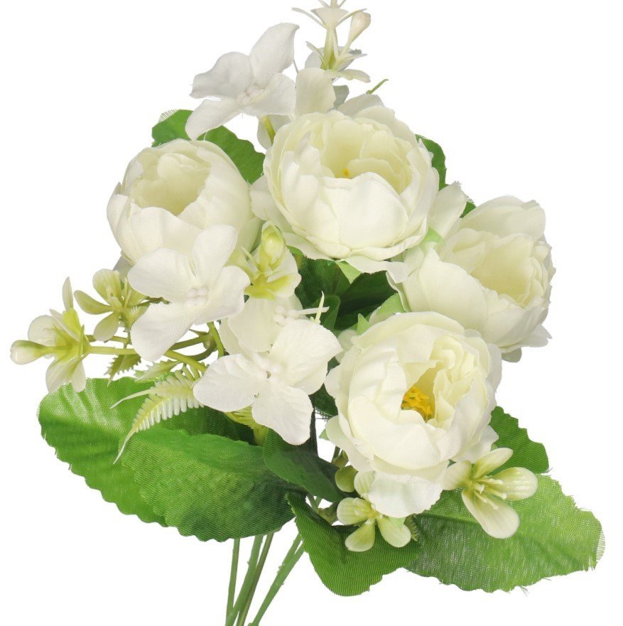 SZTUCZNE KWIATY GAŁĄZKI ROŚLINY PEONIA PIWONIA JAK ŻYWA