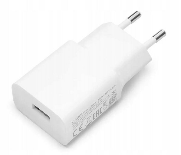 Ładowarka XIAOMI MDY-08 10W 2000mA USB-A Wtyczka Adapter Do Ładowania Biała