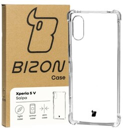 Bizon Elastyczne etui Case Salpa do Sony Xperia 5 V, przezroczyste