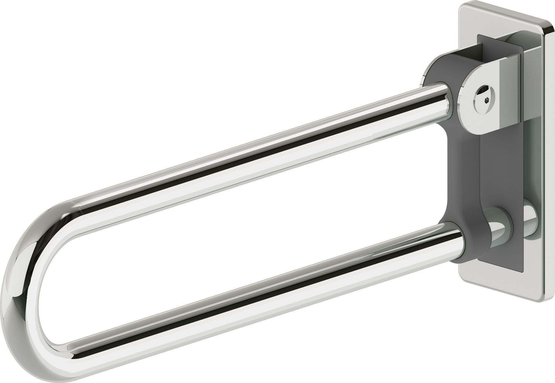 Uchwyt ścienny Deante Lehnen 60 cm uchylny stal nierdzewna NIL_041D