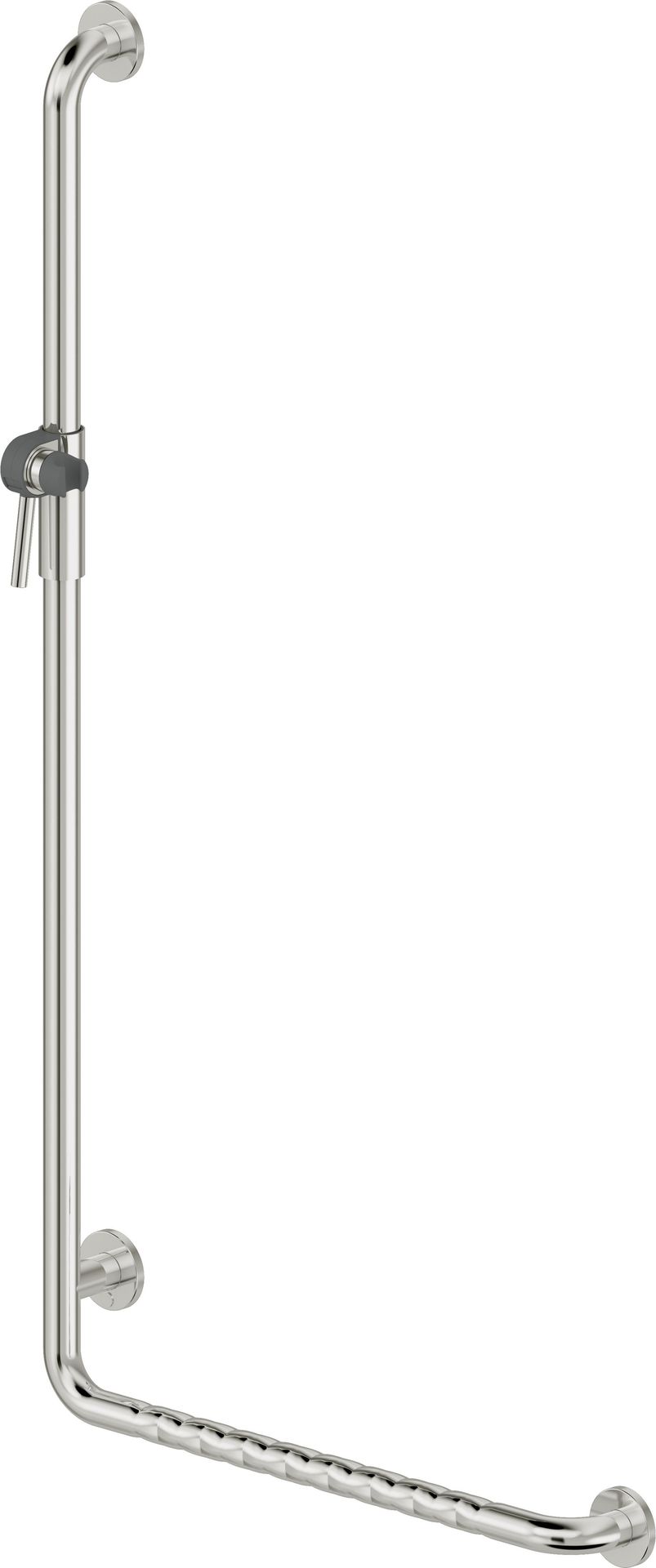 Uchwyt ścienny kątowy Deante Lehnen lewy stal nierdzewna NIL_0L2D