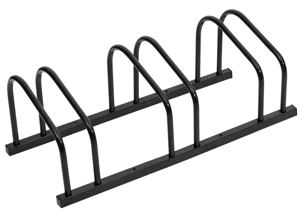Stojak Na Metalowy Czarny 3 Rowery Z8-H52