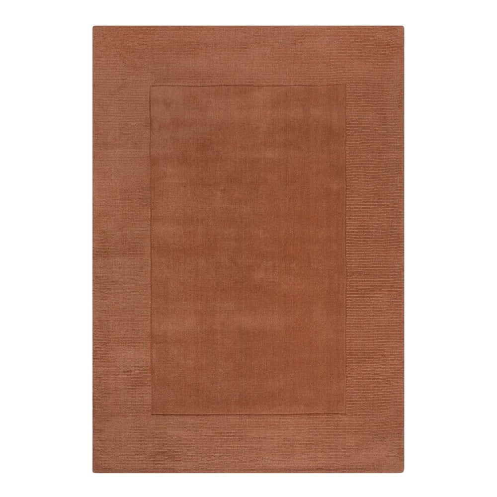 Ceglasty dywan wełniany 160x230 cm – Flair Rugs