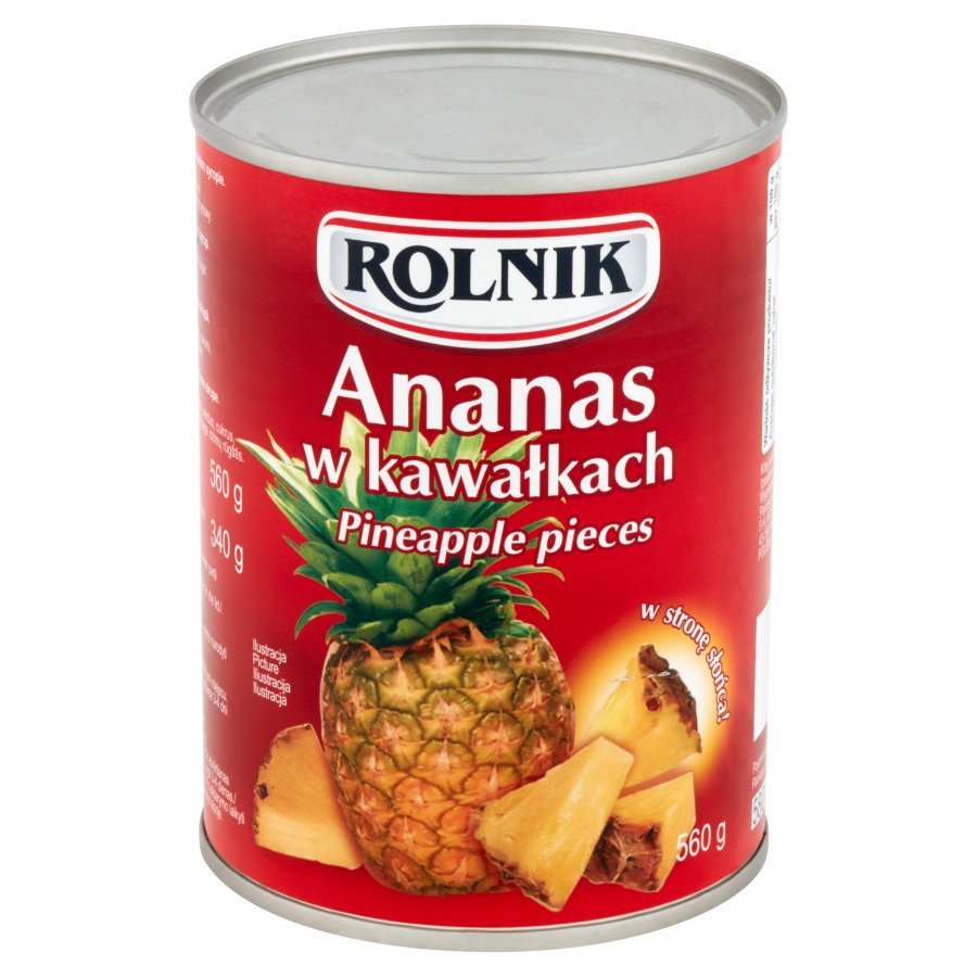 Rolnik ananas w kawałkach 560 g