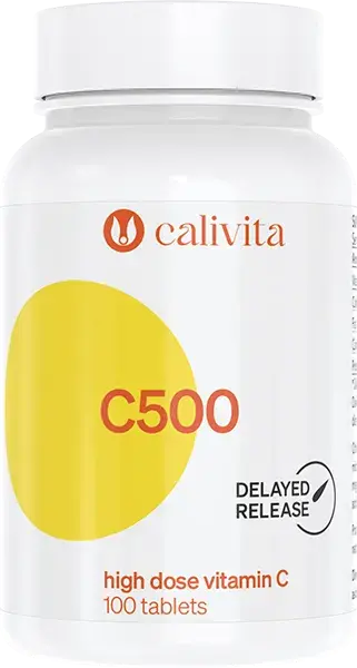 C 500 100 tabletek - masa netto 72 g
