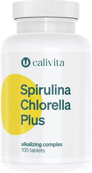 Spirulina Chlorella Plus 100 tabletek - masa netto: 146,3 g