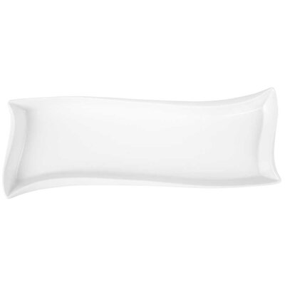 Półmisek AMBITION Salsa Fala 30 x 10 cm Biały