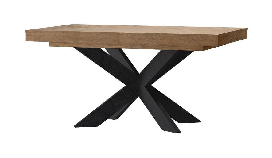 Stół Rozkładany Cozy 39 160-210X95 Czarny / Dąb Rustical