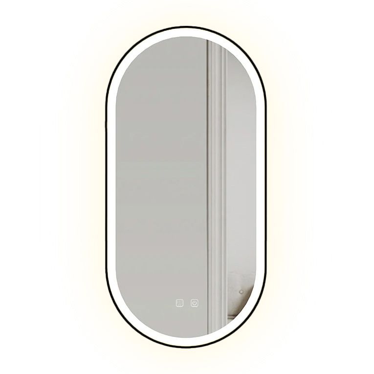 Tutumi LUSTRO ŚCIENNE LED OVL 50x100cm Czarne