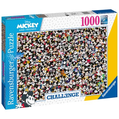 Ravensburger Puzzle 1000 elementów. Challenge. Myszka Miki