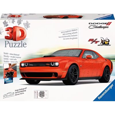 Puzzle 3D Pojazdy: Dodge Challenger R/T Scat Pack Widebody (11284). Wiek: 10+