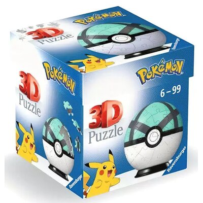Puzzle 3D Kula: Pokemon Net Ball (11581). Wiek: 6+