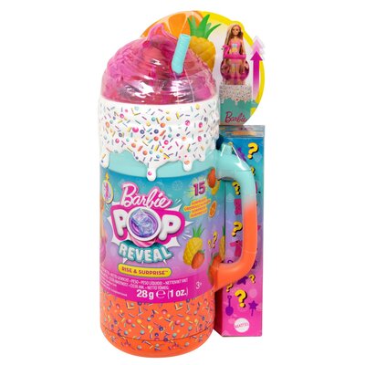 Lalka Barbie Mattel Pop Reveal Zestaw prezentowy Tropikalne smoothie HRK57