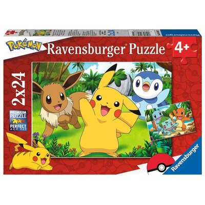 Puzzle dla dzieci 2x24 Pokemon
