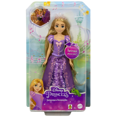 Disney Princess. Lalka Śpiewająca Roszpunka HPH59 Mattel