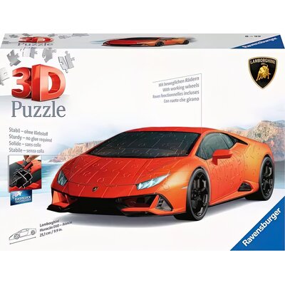 Puzzle 3D Lamborghini Huracan Evo arancio