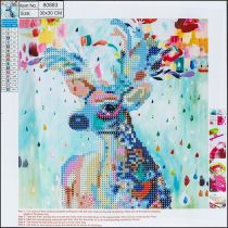 Centrum Diamentowa mozaika 5D - Deer 30x30cm