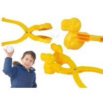 Śnieżkomat maszynka do kulek dinozaur żółty Leantoys