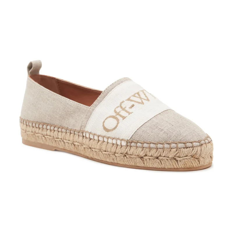 OFF-WHITE Espadryle z dodatkiem skóry