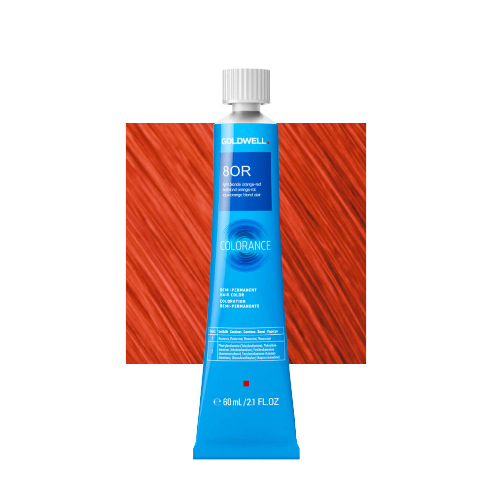 Goldwell Colorance Color Infuse, krem do koloryzacji półtrwałej bez amoniaku, 8OR, 60ml