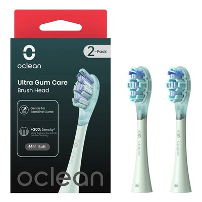 Oclean Ultra Gum Care Green Soft Końcówki do szczoteczki sonicznej 2 sztuki