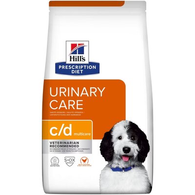 Sucha karma dla psów HILL'S PD Urinary c/d na dolegliwości przewodu moczowego 1,5kg (52742042237)