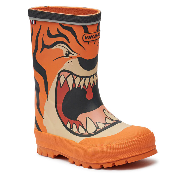 Kalosze Viking Jolly Print 1-60020-3150 Orange/Multi