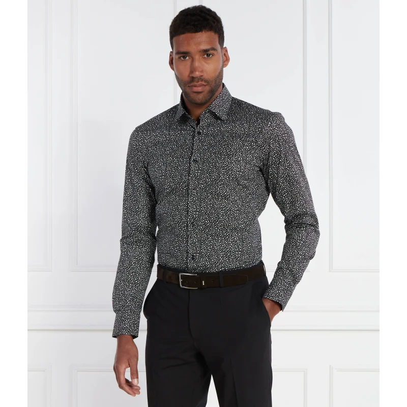 BOSS Koszula H-HANK-kent-C1-214 | Slim Fit | stretch